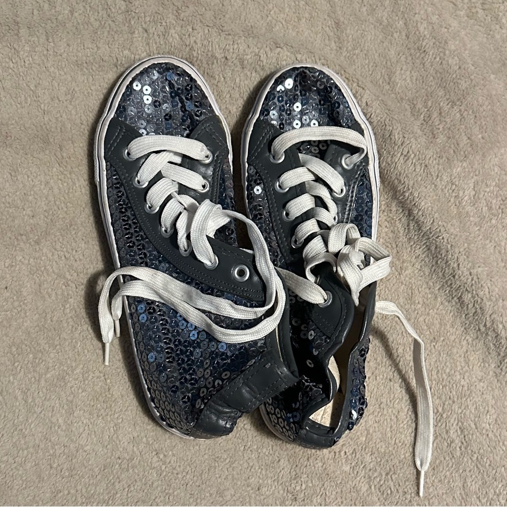 🍁 Girl Sequin High Top Sneaker 🍁